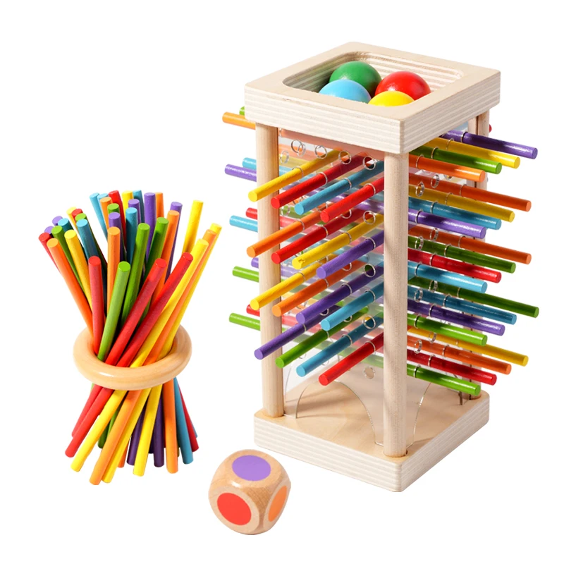 Baby Montessori Sensory Fine Motor Skills Toy Color Cognitive Learning ...