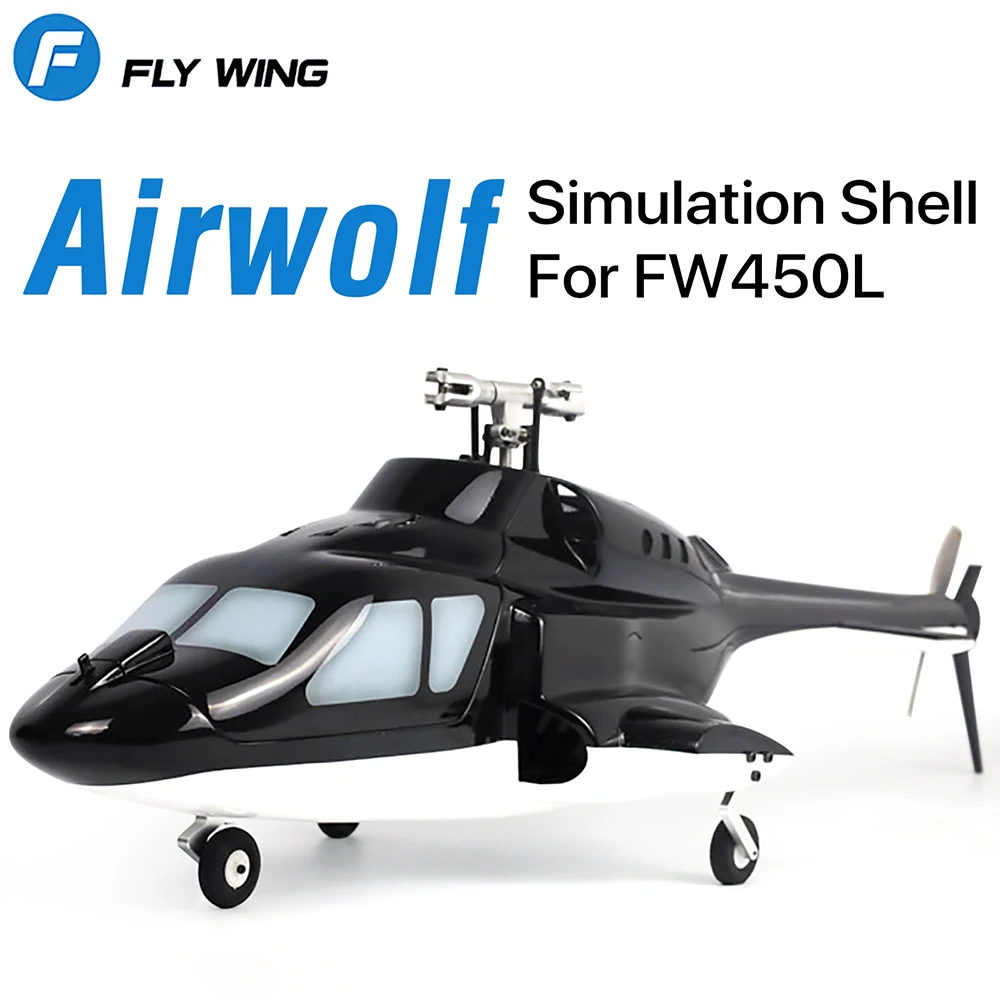 Fly Wing FW450L Airwolf Helicopter Fuselage Shell V2 V2.5 6CH H1