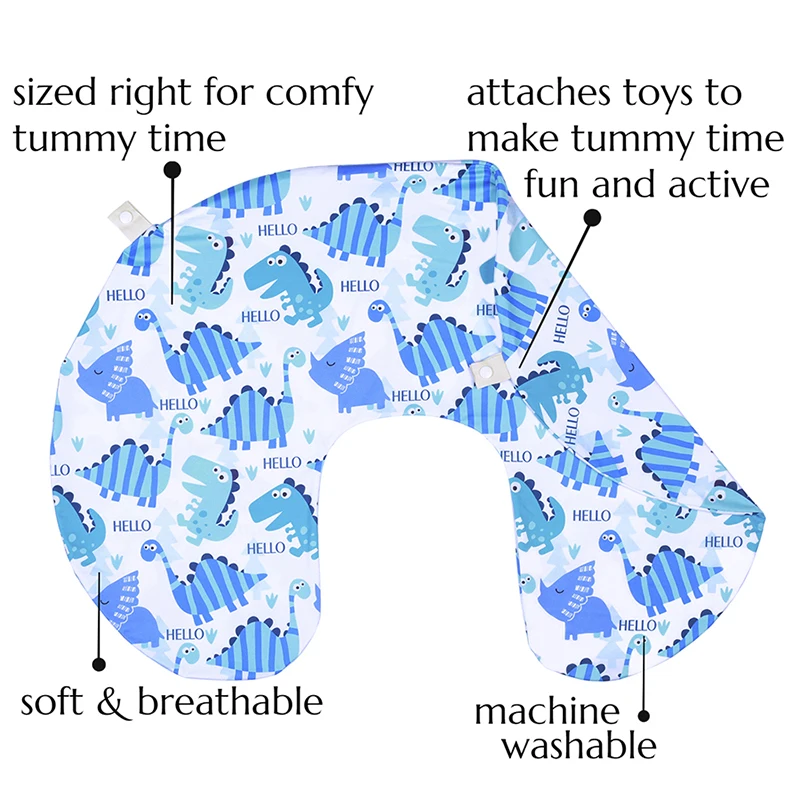 Baby Nursing Pillow Cover Breastfeeding Pillow Sleeve Detachable with Chain Clip Baby Shower Gift