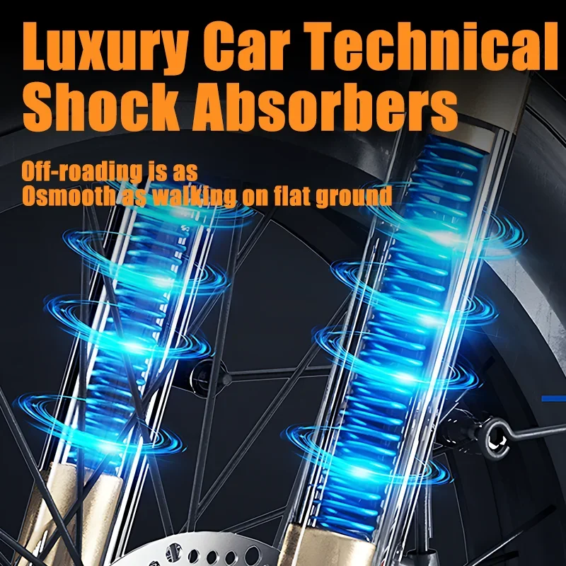 Deepower S8 Electric Bicycle Dual drive 3500W Dual Motor Electric Bike 48V 60AH Removable Battery 20 Inch Fat Tire Adult Ebike