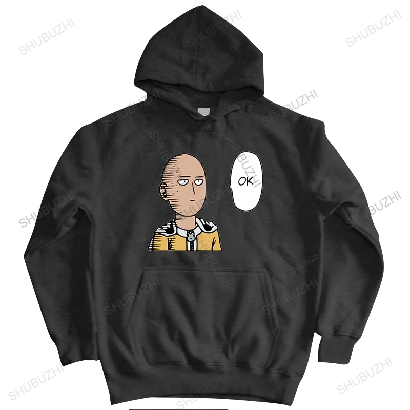 

Men shubuzhi sweatshirt hooded ONE PUNCH-MAN unisex shubuzhi pullover casual streetwear hoody black jacket zipper bigger size