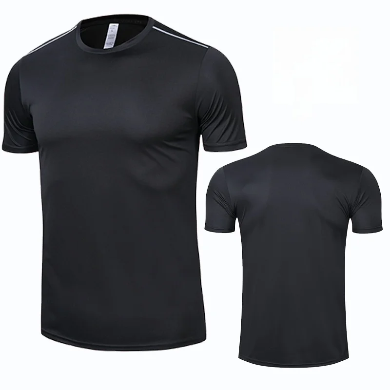 Men Women Quick Dry Short Sleeve Sport T Shirt Gym Jerseys Fitness Shirt Trainer Running T-Shirt Teenager Breathable Sportswears