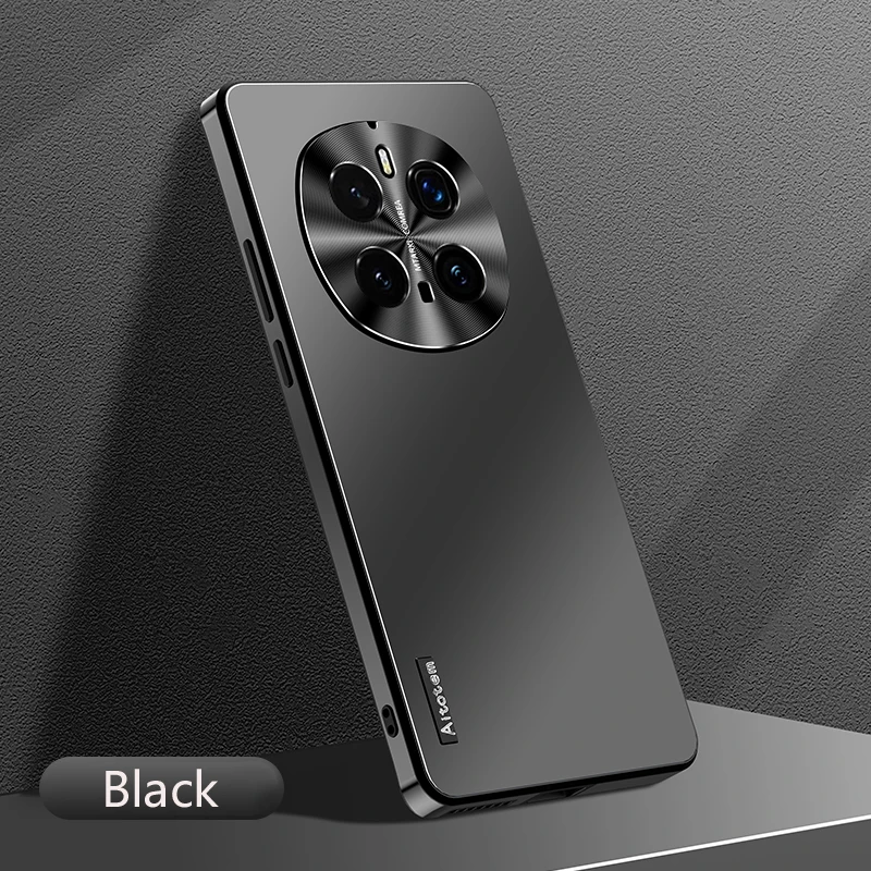Sleek Aluminum Alloy Matte Back Panel Phone Case with All-Inclusive Metal Camera Protection