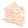 50Pcs Wax Waxing Disposable Sticks Wood Tongue Depressor Spatula Woman Wooden Body Hair Removal Sticks Beauty Toiletry Kits 6