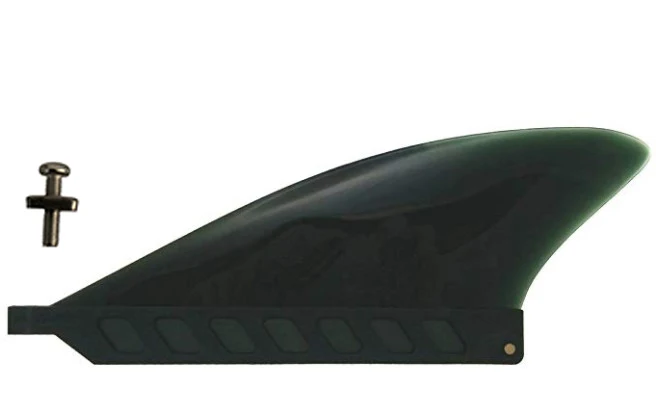 3" Black US Box Center River & Surf SUP Fin With Screws Safety Flex Soft for SUP Longboard airSUP