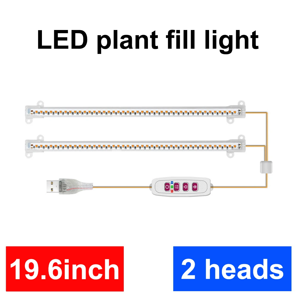 

LED Growth Light Strips Phytolamp 5 Lighting Modes Lantern Full Spectrum Flower Lights Supply for Office Indoor Greenhouse
