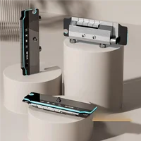 Gray Shower System Set Adjustable lengths Multifunctional Piano Keys Temperature Display Bathrooms Shower Set 3