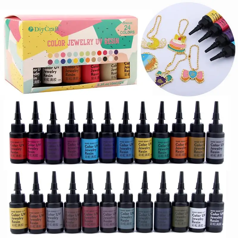 122445pcsUVResinGlueKitsUltravioletCuringEpoxyGlueSetsDIY