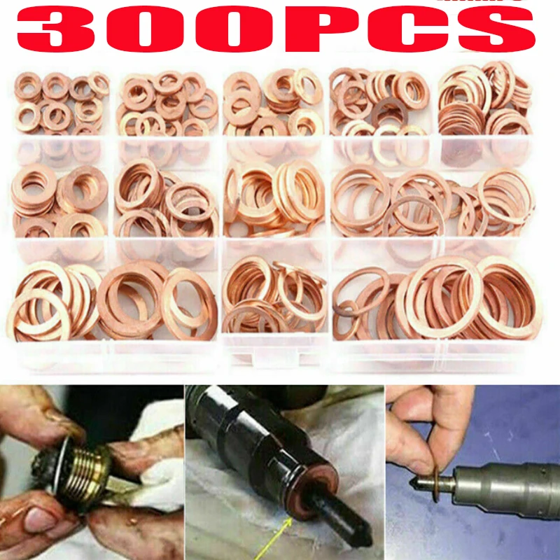 Rondelle In Rame Piatto M12 - 12x20x1mm, Confezione Da 20 Pezzi | Per Guarnizioni E Raccordi - Foto 11