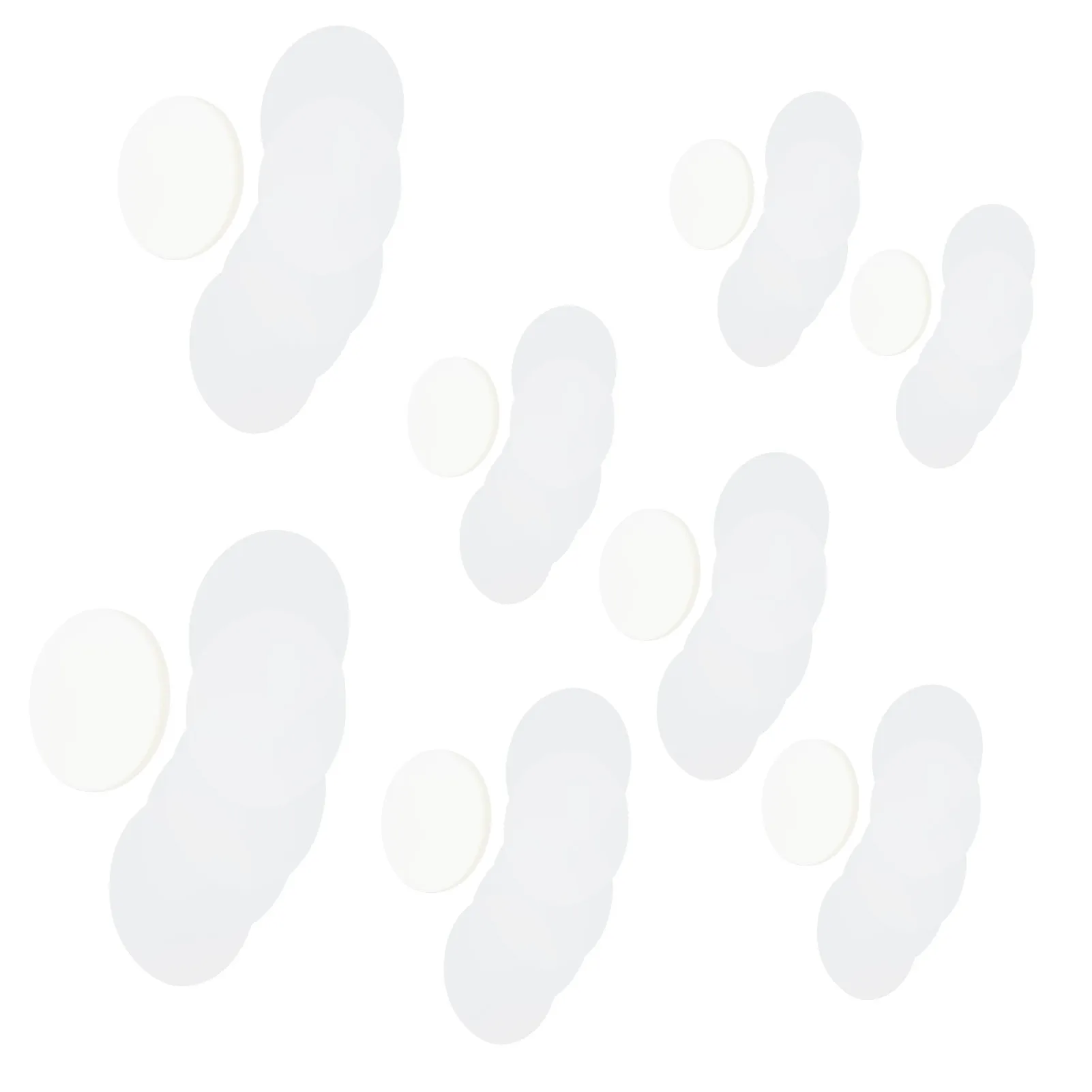 Transparent Film Covers Badge Film PVC Material Pattern Wide Application Transparent Badge Protective badge parts