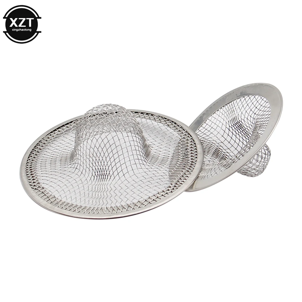 Kitchen Sink Strainer Stainless Steel Flume Filter Mesh Trap Bathtub Wash Basin Sundries Drain Hole Strainer Kitchen Gadget ﻿ 6