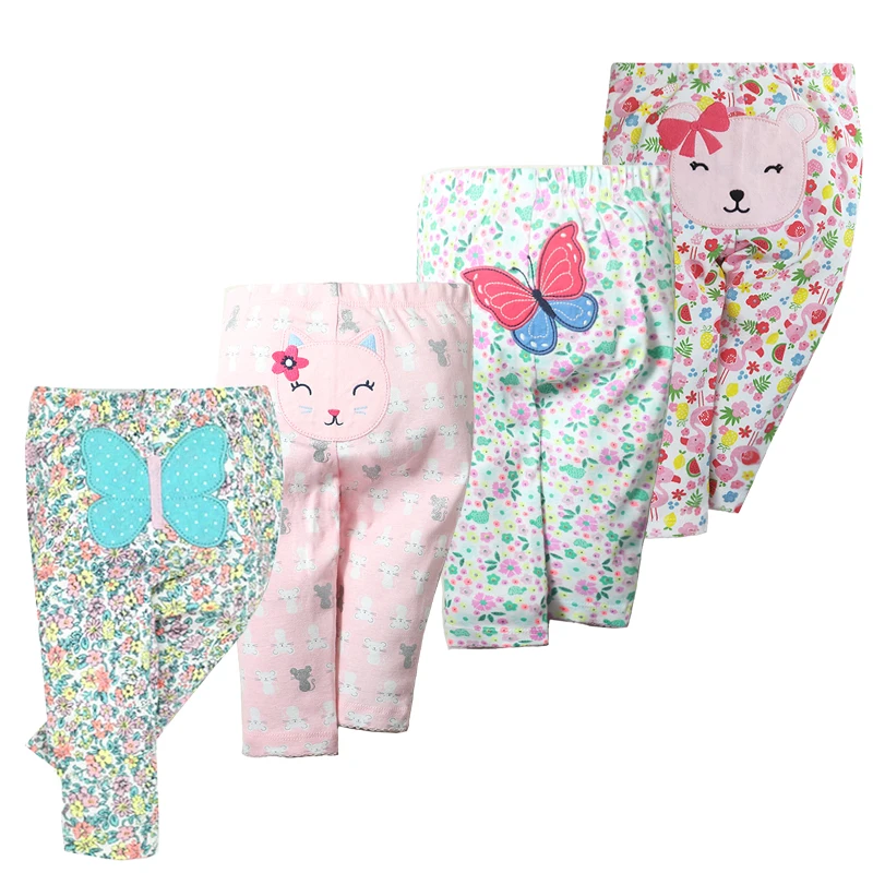 Baby Leggings Cotton Soft Infant Trousers 3/4/5PCS/LOT