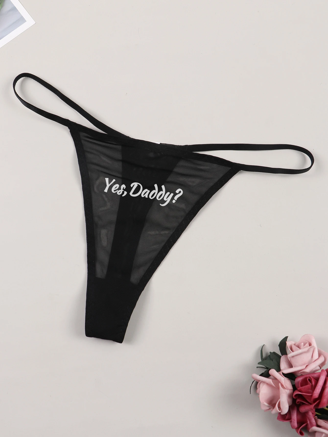 Varsbaby G-string Panties for Women Letter Printed Underwear Sexy Panties Female Underpants Thong Lingerie S-XL