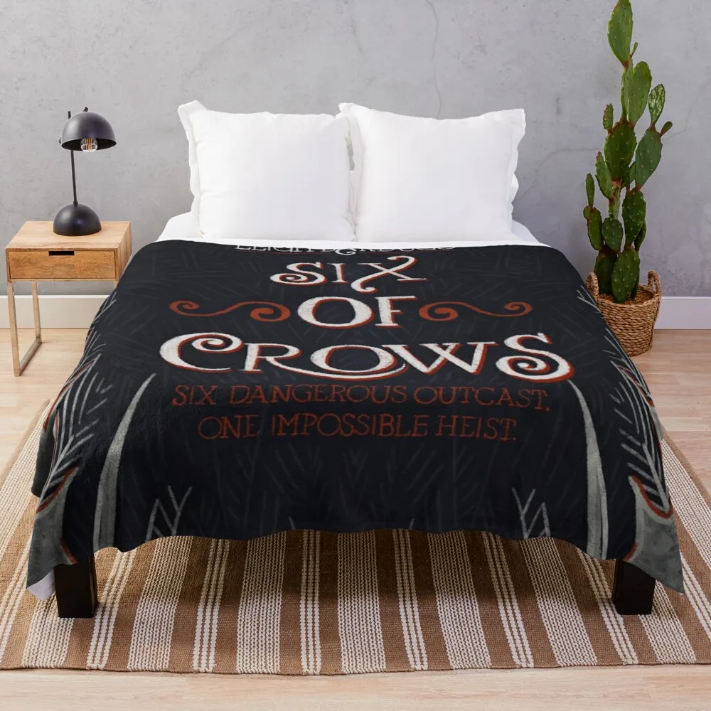 

Six of Crows Book CoverThrow Blanket Travel Blanket Quilt Blanket