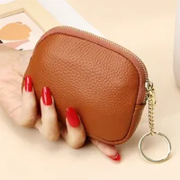 Fashion hand zipper small wallet women's mini small bag storage key bag card bag coin change bag - Image 5