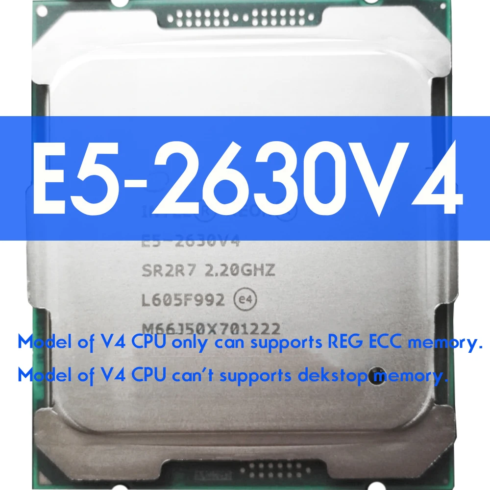 Xeon E5 2630 V4 Processor SR2R7 2.2Ghz 10 Cores 25M Lga 2011 3 Cpu 2630V4 Atermiter x99 DDR4 Motherboar Kit Xeon| | - AliExpress