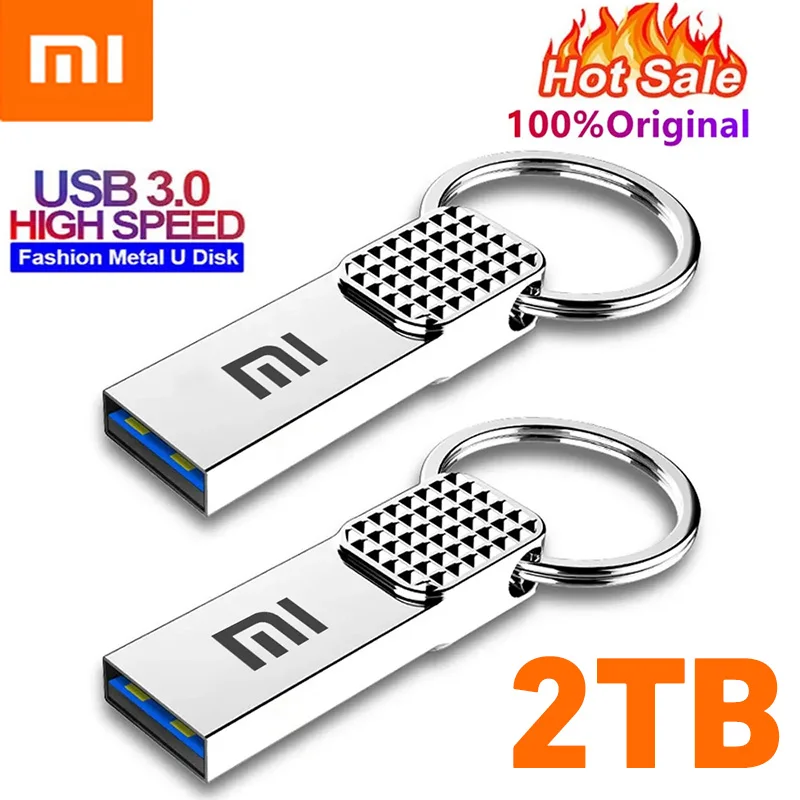 

Металлический флэш-накопитель Xiaomi, портативный флеш-накопитель большой емкости USB 3,0, высокоскоростная передача файлов, Вод