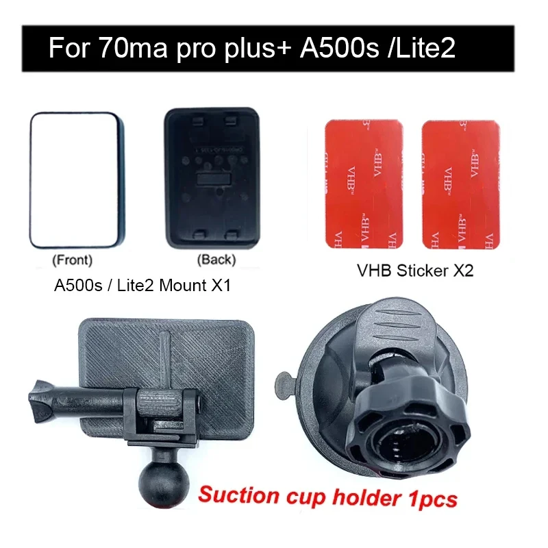 For 70mai pro plus+ A500s A200 suction cup holder for 70mai