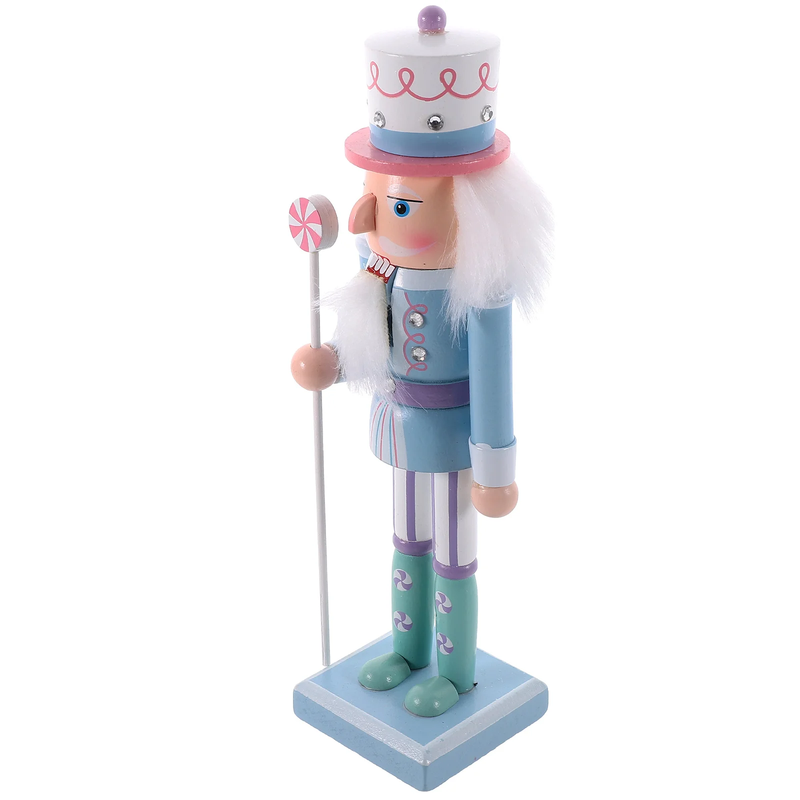 

Christmas Nutcrackers Figures Wooden Nutcracker Ornament Soldier Decorations Desktop Gift