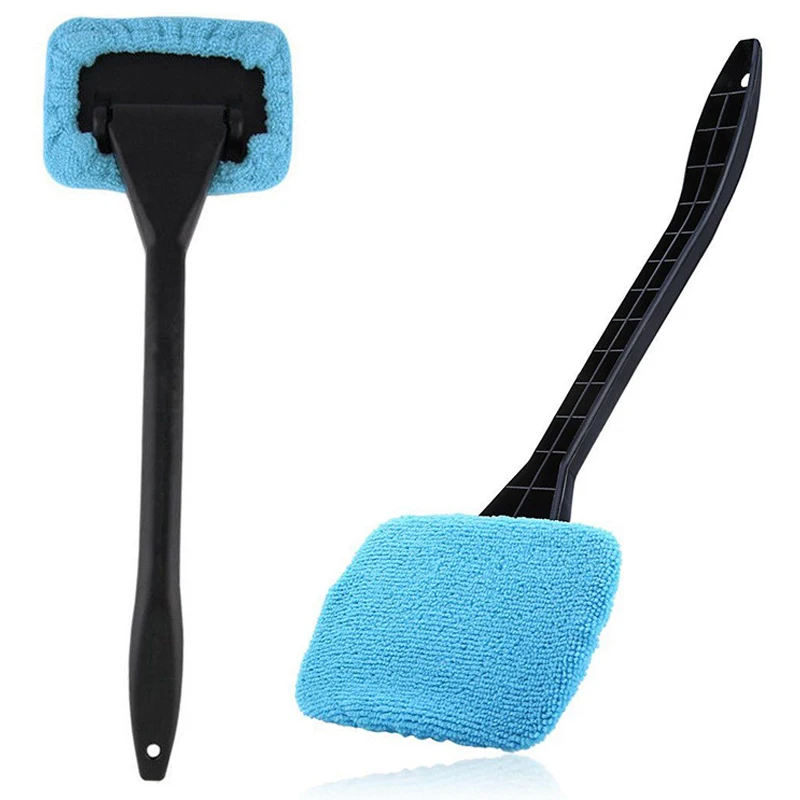 3pcs Car Window Cleaner Brush Kit Windshield Wiper Microfiber Wiper Cleaner  Cleaning Brush Auto Cleaning Wash Tool Long Handle - AliExpress