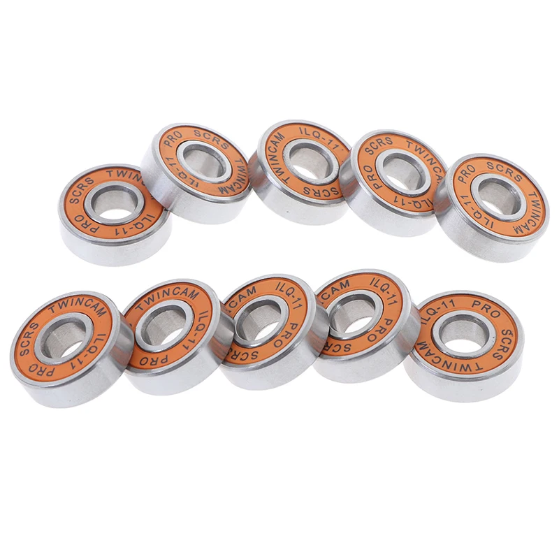 

10/8Pcs ILQ-11 Skate Scooter No Noise Oil Lubricated Smooth Skate Scooter Bearing Longboard Speed Inline Skate Wheel Bearing
