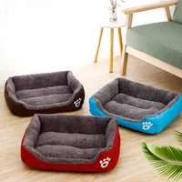 Square Nest Pet Kennel for Small Medium Large Dogs Cat Puppy Plus Size Dog Baskets Pet Large Dog Bed Warm House Candy-colored 1