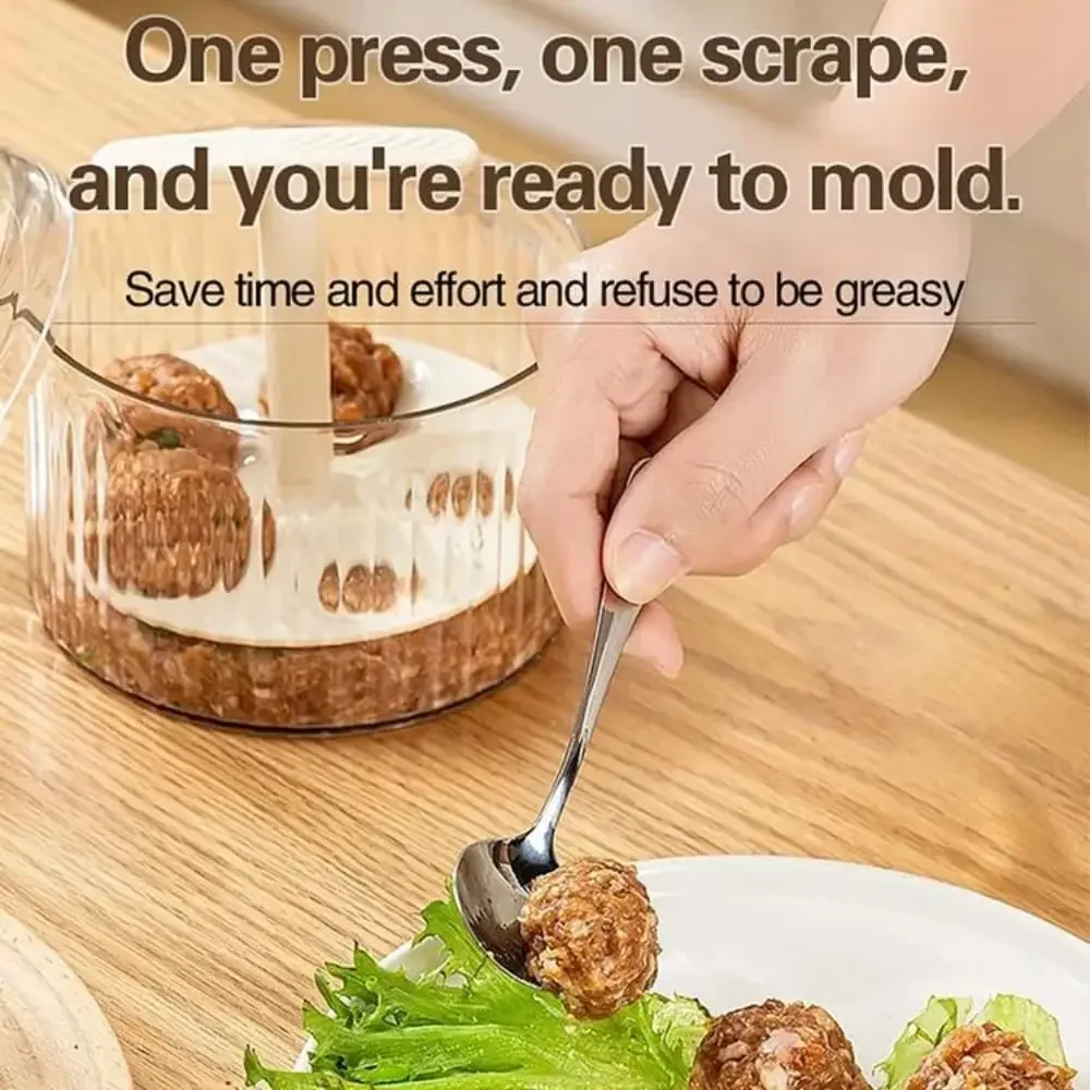 Sb0a2afcb7c3745e79a10e22422f2a6e47 Translucent Meatballs Maker Manual Rice-Meat Dumplings Maker For Clear Dumplings Meat Tool 5 Meat Balls Manual Maker Tool