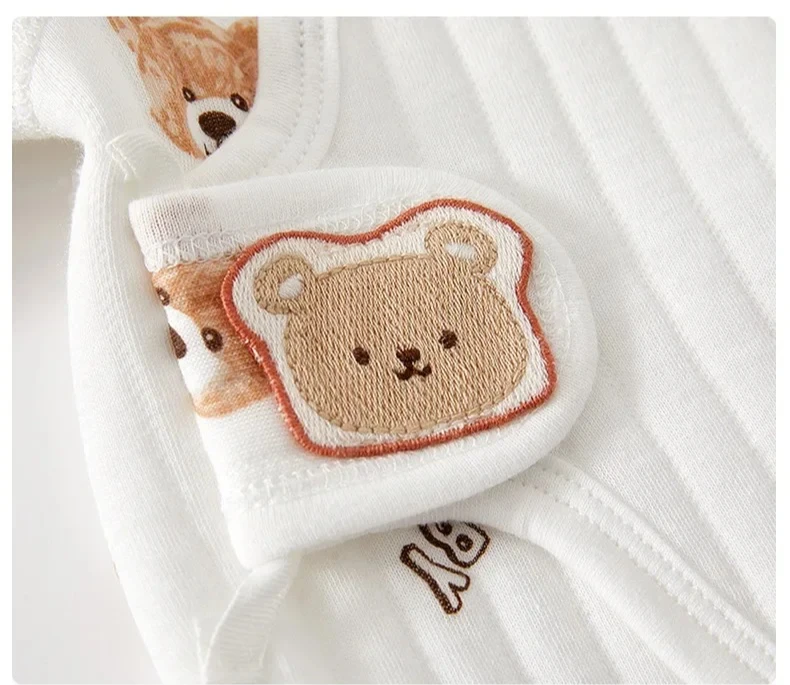 Herbst Winter Baby Kleidung Overall Neugeborenen Baby Dünne Baumwolle Ohne Knochen Warme Kleidung Strampler 100 Baumwolle Body & Ein Stück – Detail 4