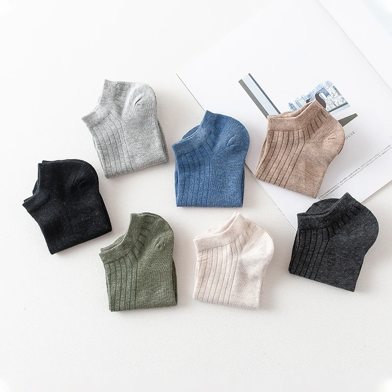 5 par/lot Sommar Casual Söt Dammode Kortrandig Andas Bekväm Trendig Ankelstrumpor Set_voghion.com