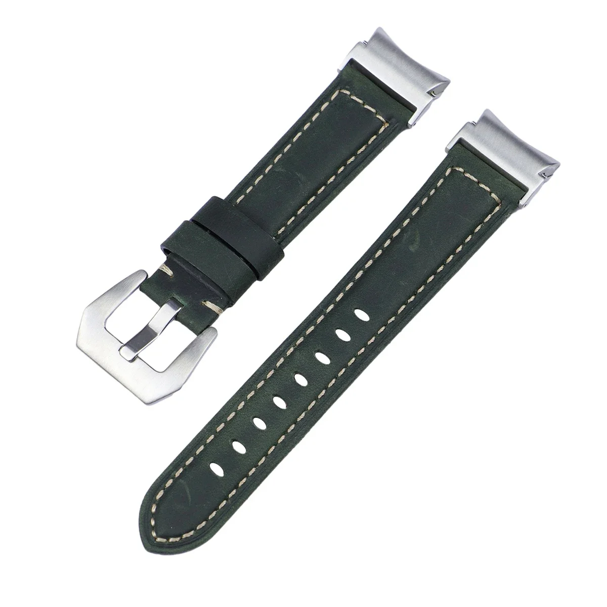 Elegant 20mm Quick Fit Leather Watch Strap