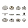 25 Sets Metal Snap Fasteners Snaps Button Press Studs Sewing Button For DIY Clothes Garment Bags Leathercraft #201 #203 5