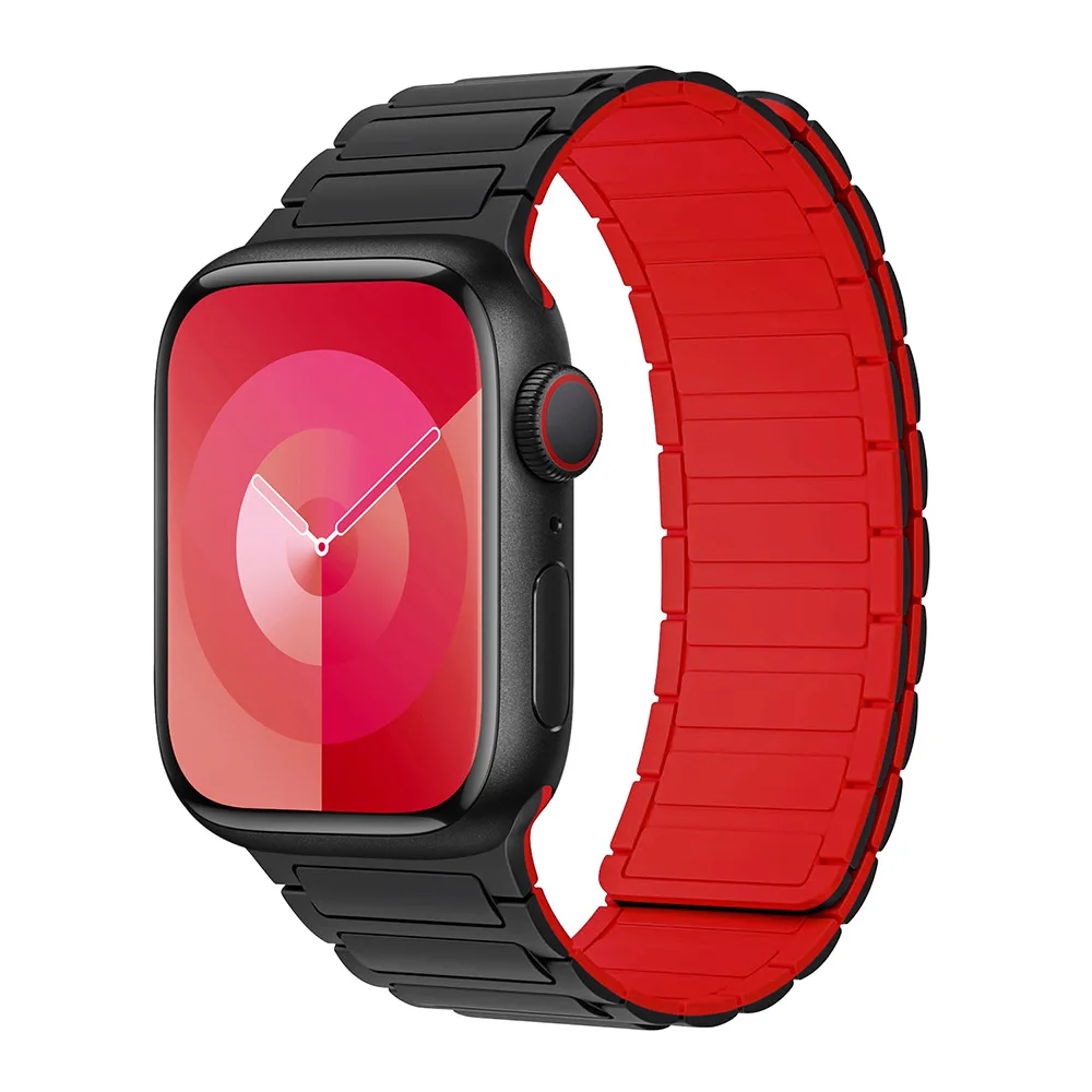 Silicone Magnetic Bracelet for Apple Watch - Universal Fit Strap