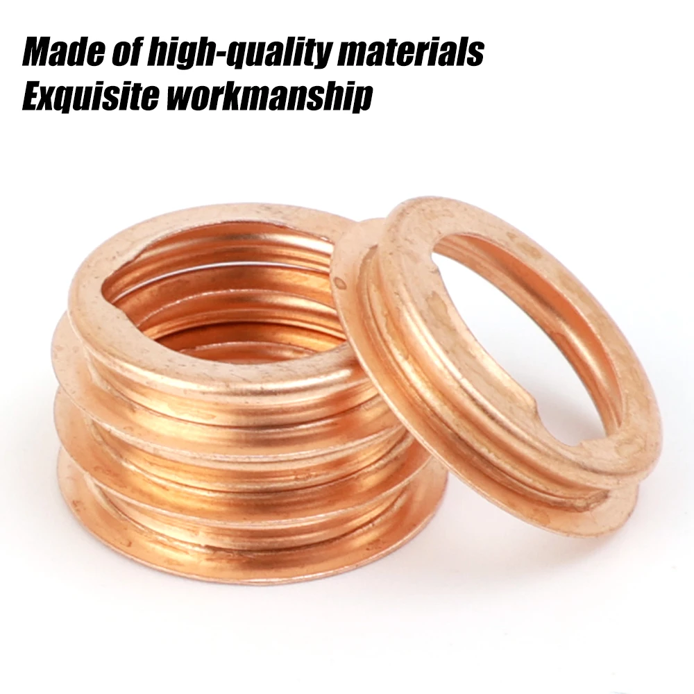 Car Oil Drain Plug Gasket Car Engine Oil Pan Screw O Sealing Washer Kit Replaceable Accessories for Nissan Infiniti 11026-JA00A