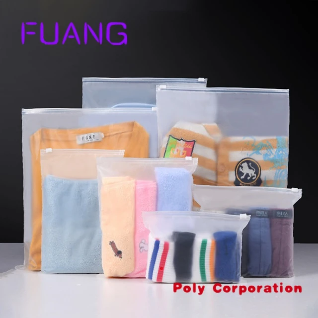 Small Flat Clear Frosted Plastic Bags (1,000 pcs.)