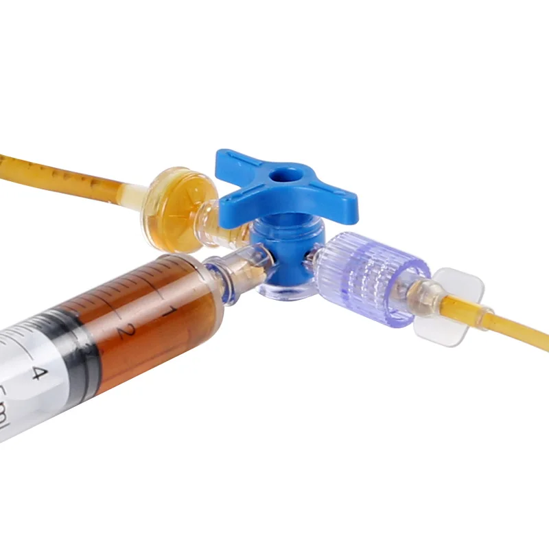 5pcs Disposable Sterile Medical Three-way Water Light Medicine Dispenser Infusion Syringe Conversion Connector Plug Valve
