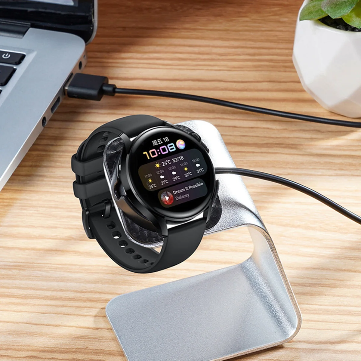 Smart Watch Men Smartwatch Charging Bracket for Huawei GT3 GT2 PRO WATCH3 PRO Smart Watch Women Wireless Charging Bracket Base