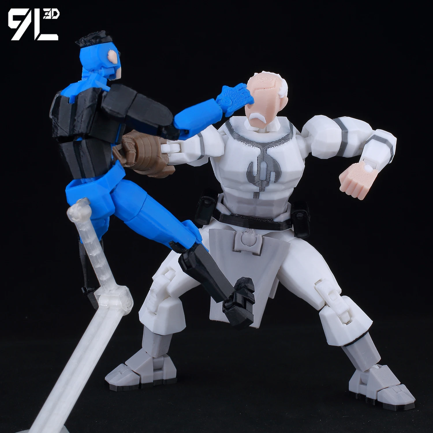 9L3D Dummy13 3D Printed Toy Conquer VS Invincible Collectible