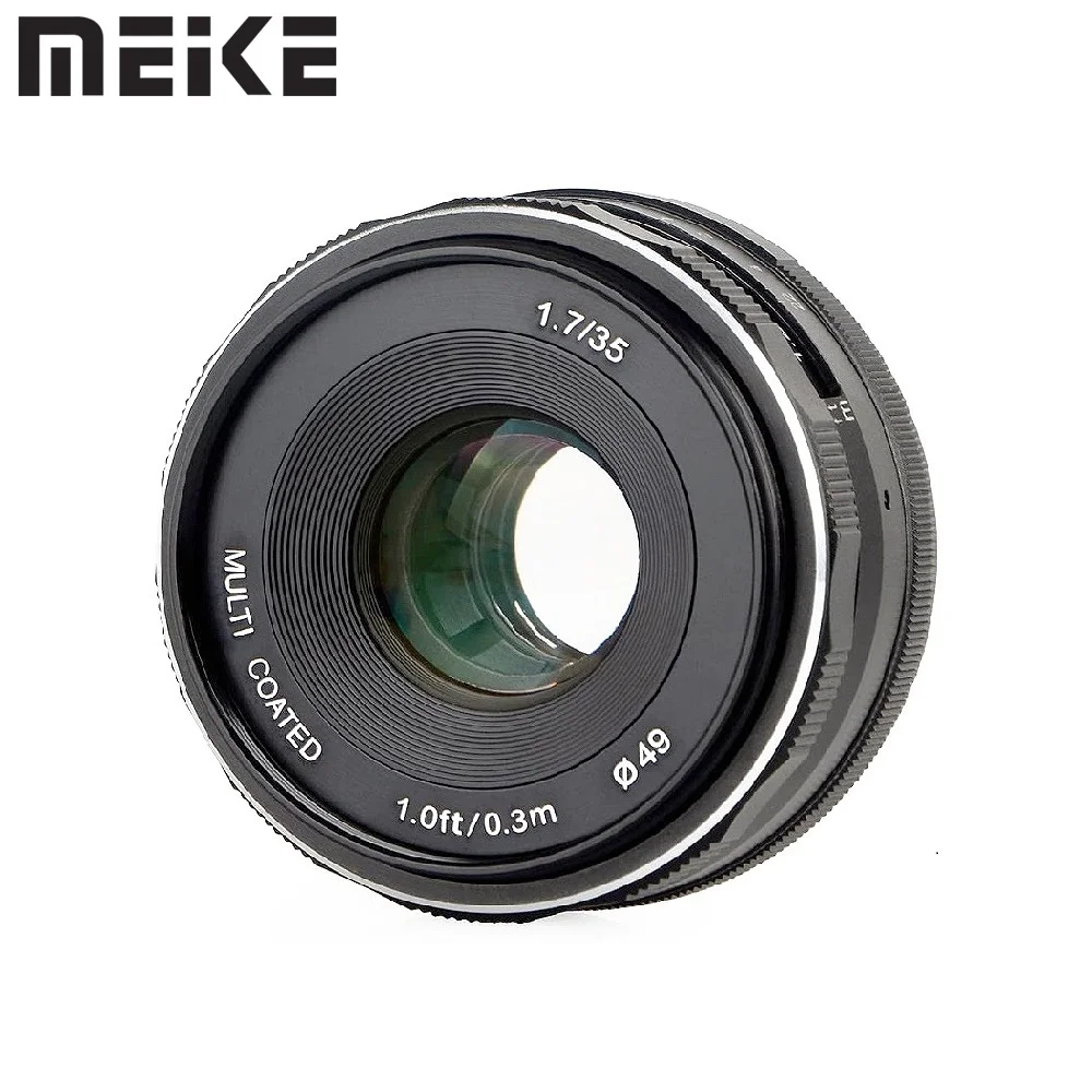 MEIKE 35mm F1.7 Prime Lens|Manual Focus for M4/3 Cameras - GH5/EM5/GX7 Series