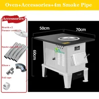 Household Indoor Smokeless Gasification Heating Stove Oven Roasted Sweet Potatoes Non-Stick Smokeless Wood Stove Table 1