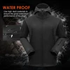 Winter Waterproof Tactical Jackets Sets Men Outdoor Soft Shell Hiking Hunting Jacket Suit Fleece Cargo Pant Tracksuits 4