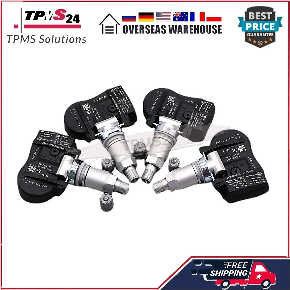 Ÿ̾ з ͸ ý, 4X TPMS ,  ī YG ĭ JA Ƽ QL 433MHz, 52933-D4100 52933-D9100
