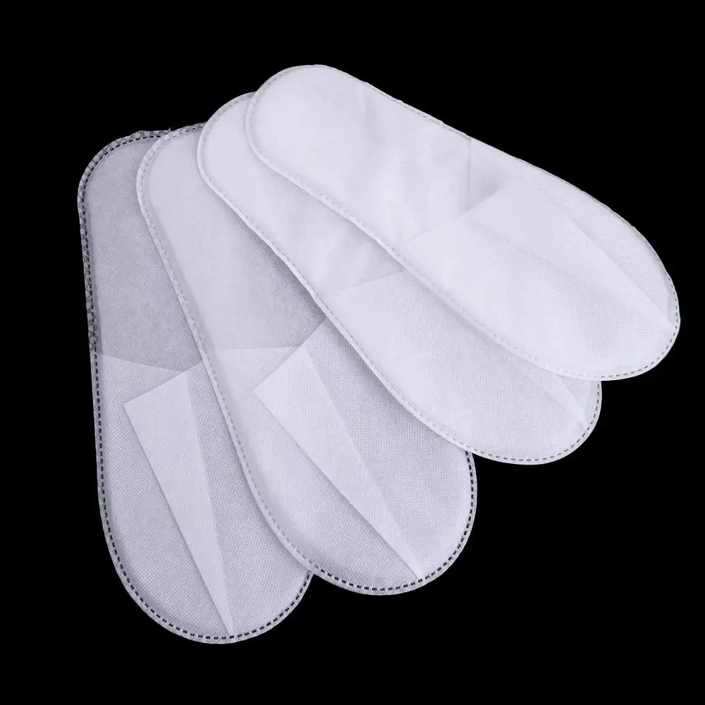 Slippers Sandals Non-Woven Hotel Disposable Slippers Footwear Non-slip Home Guests Use Slippers One Size Soft Hospitality Bathroom 1pc