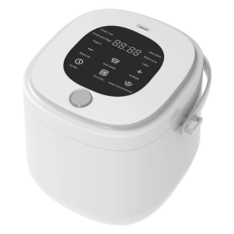

Multifunctional Electric Cooker 2L Smart Rice Cooker 12 V24v220v Dual Use In Car and Home Boiling Water Mode and Cooking Mode