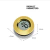 Mini Insert Digital Cigar Hygrometer Thermometer Humidor Portable Accessories for Cigars Hygrometer Round Tobacco Gadget 4