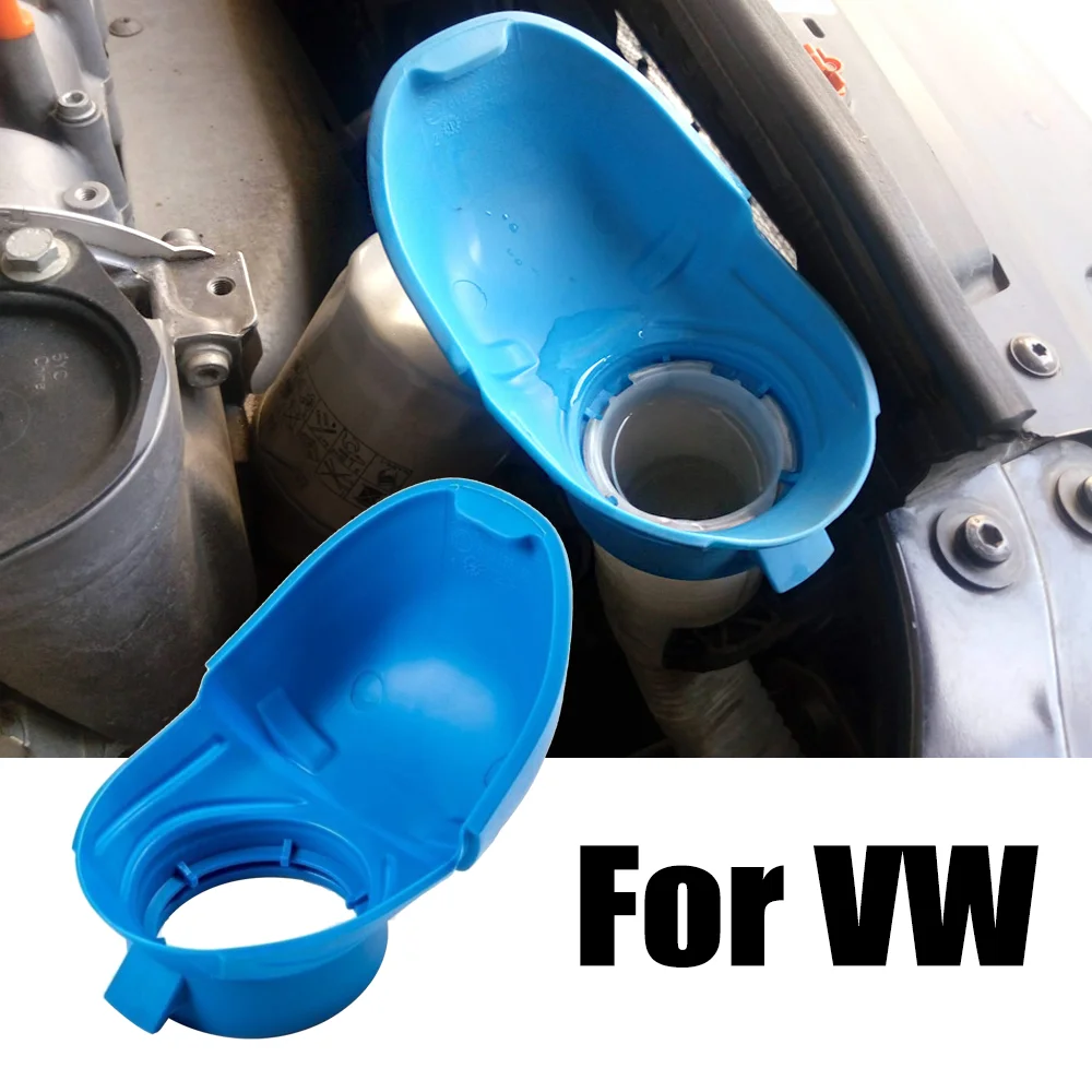 Windshield Washer Fluid Reservoir Tank Bottle Funnel Cover Cap For Vw