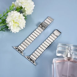 Premium Slim Stainless Steel Watch Band Strap - 41mm 40mm 38mm (Silvery)