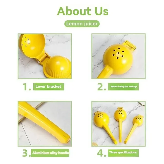 1PC Manual Lemon Clip Creative Kitchen Gadgets Colorful Manual Lemon Juicer Not Easy To Deform Mini Home Portable Lemon Clip 4