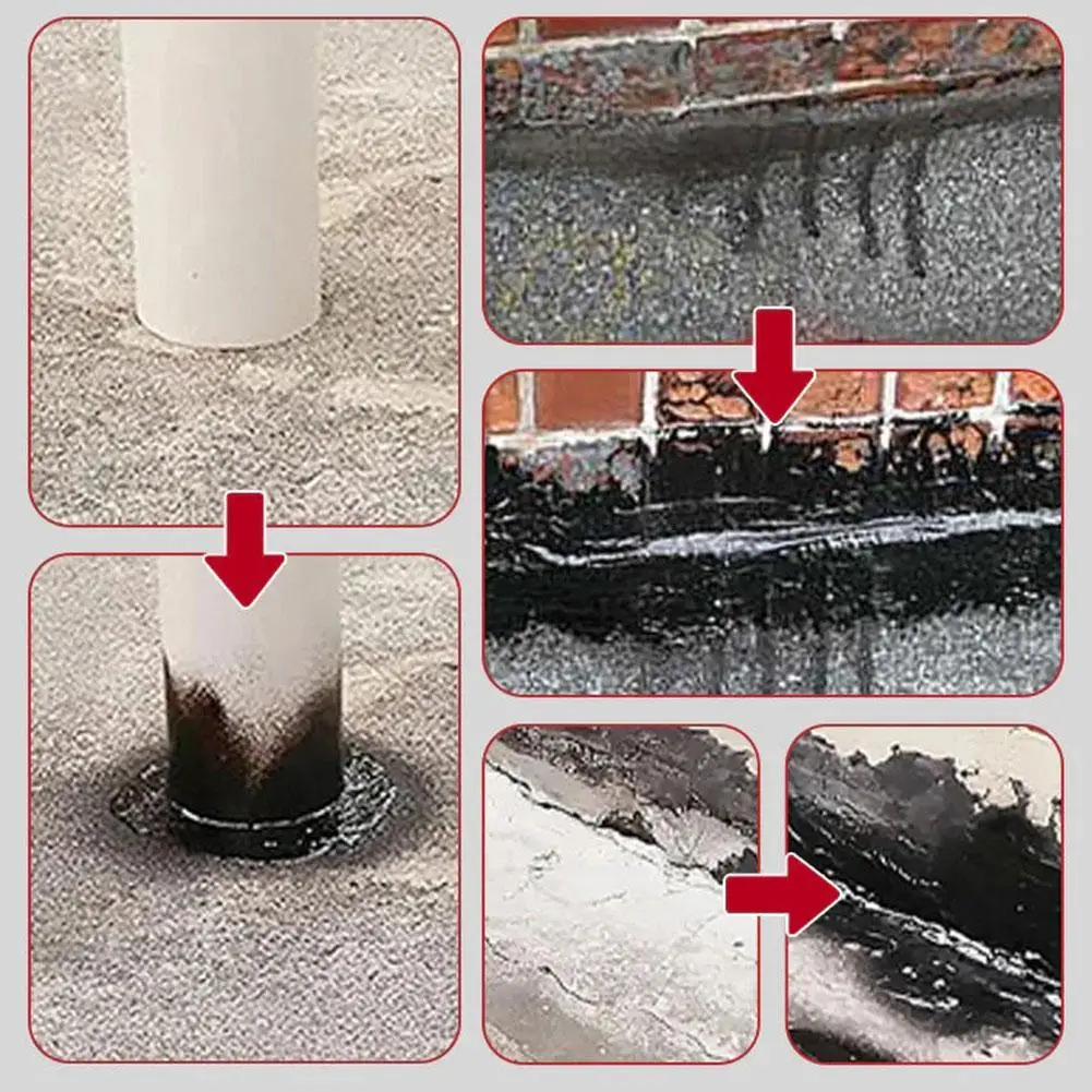 Ultimate Leak Sealant Cream - Weatherproof, Waterproof, and Super Strong Bonding Seal Repair Solution with Brush
