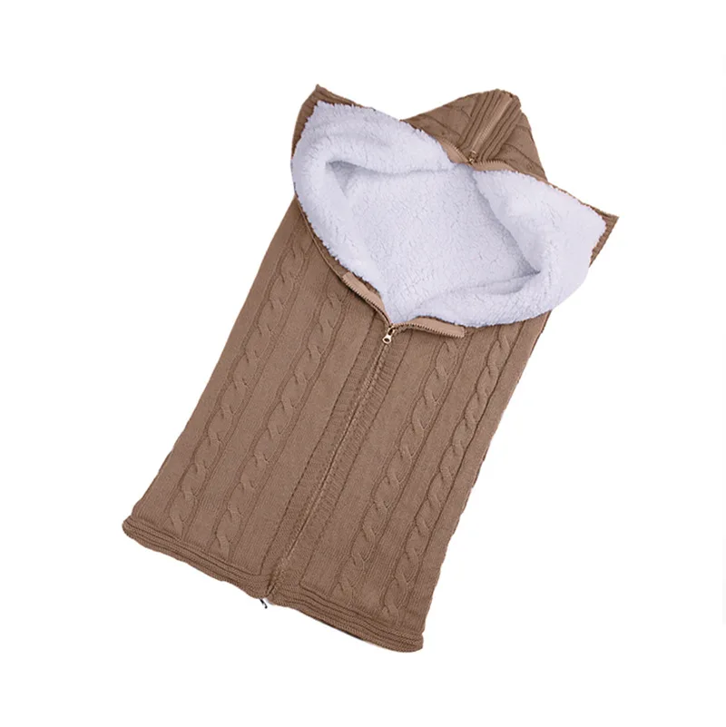 Babyzippersleepingbagplushbabyblanketdualpurposestrollerplush