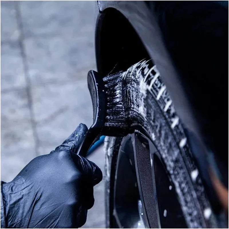 Car Tire Rim Brush Wheel Hub Cleaning Brushes Car Wheels Detailing Accessories